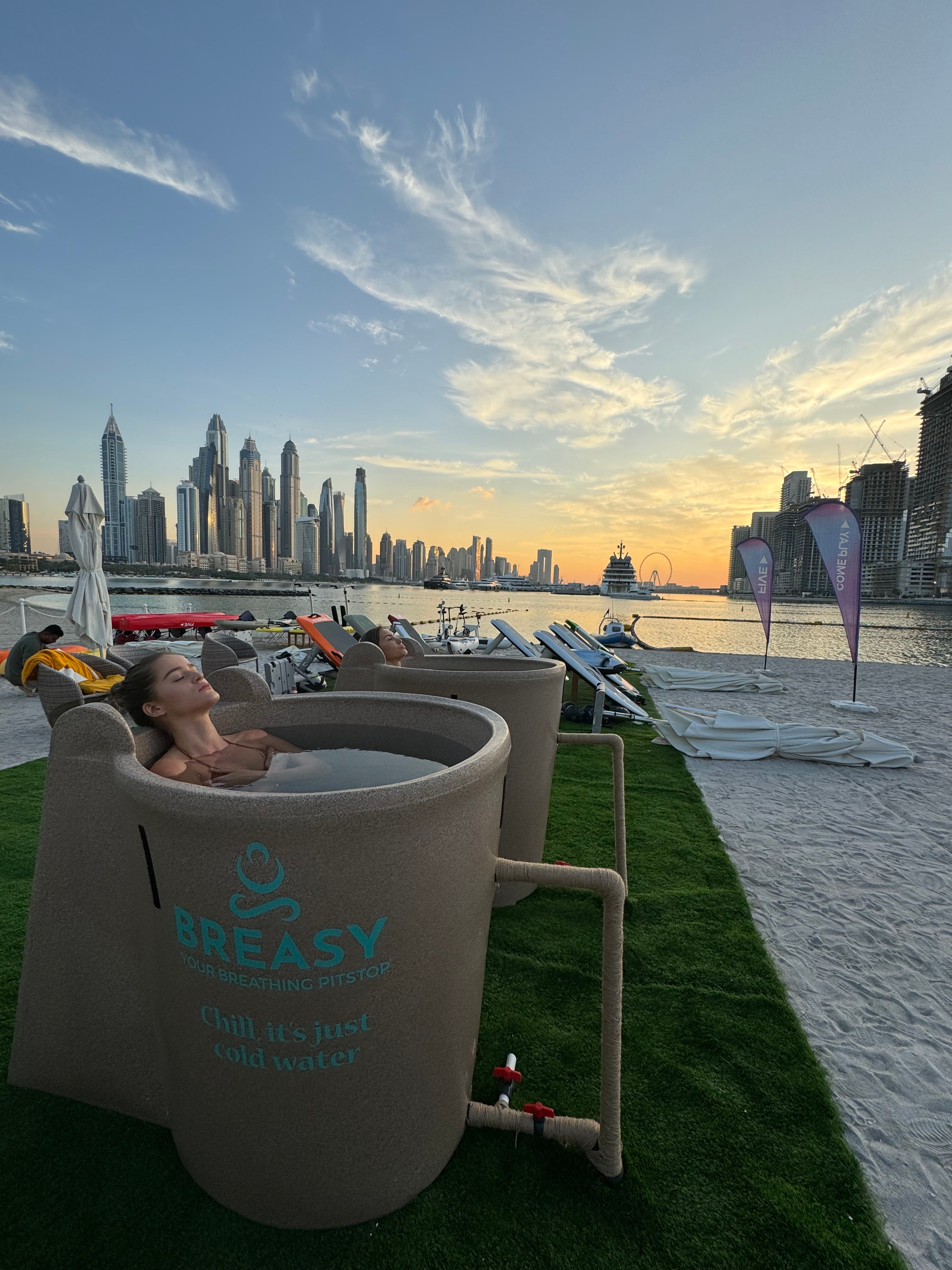 15-Minutes Recovery Ice Bath at Fairmont The Palm